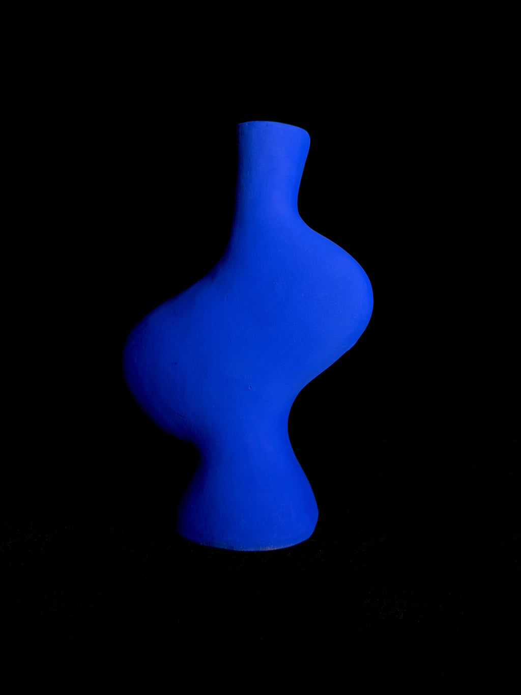 Vase Sculptural - Bleu Majorelle