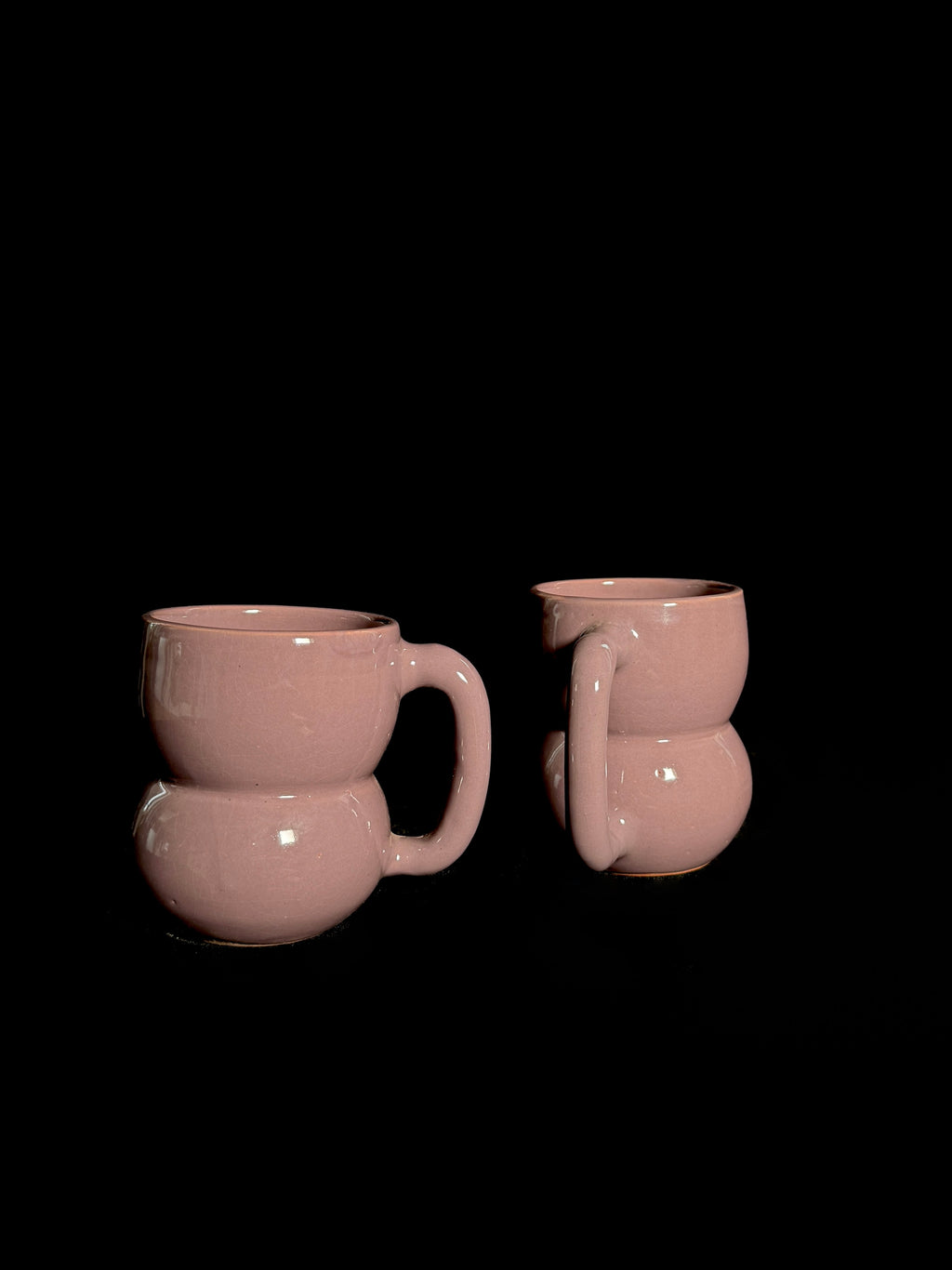 Duo de tasses – Rose terre