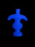 Vase Sculptural Totem - Bleu Majorelle