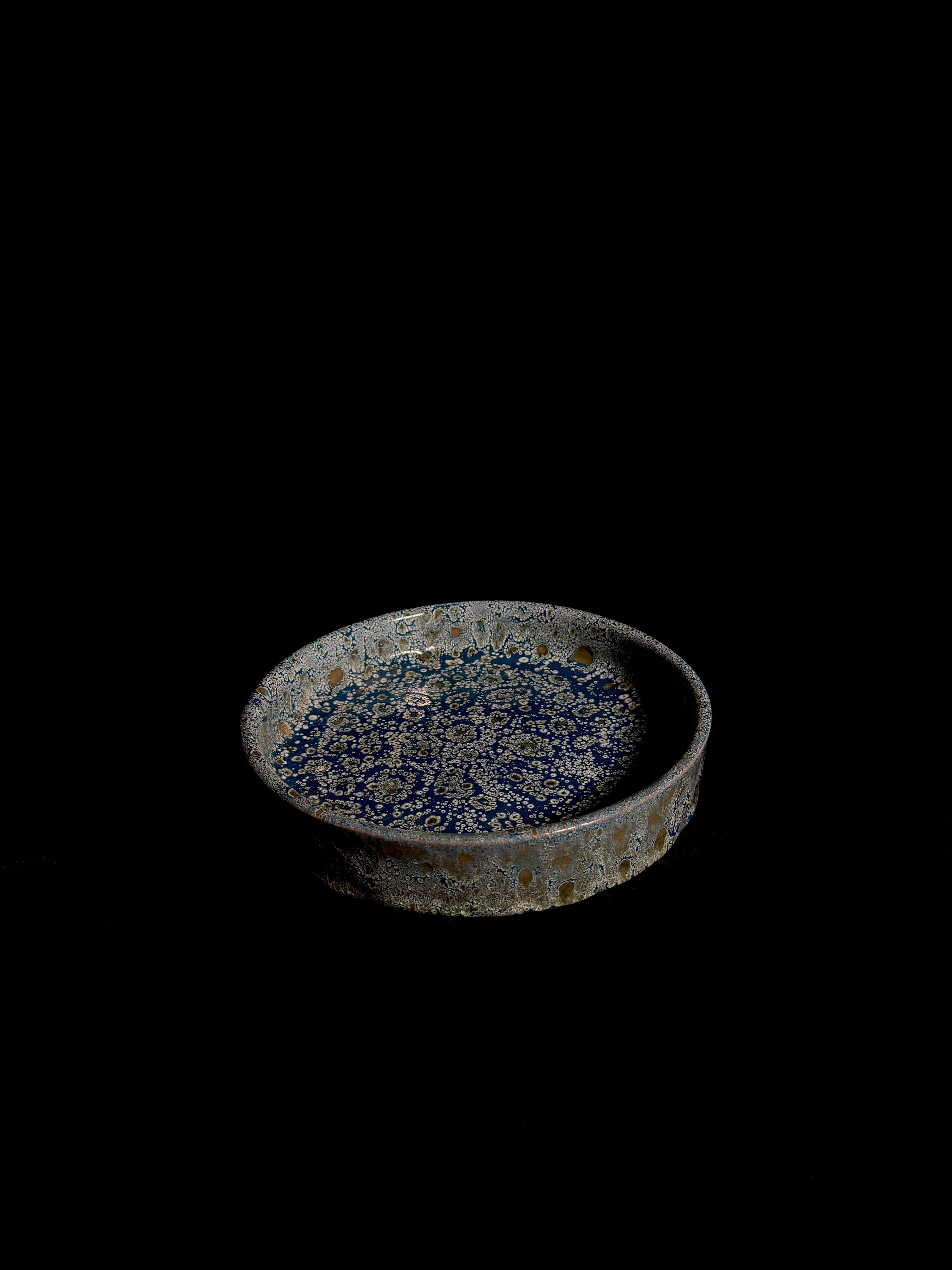 Set d’assiettes texturées – Émail bullé artisanal