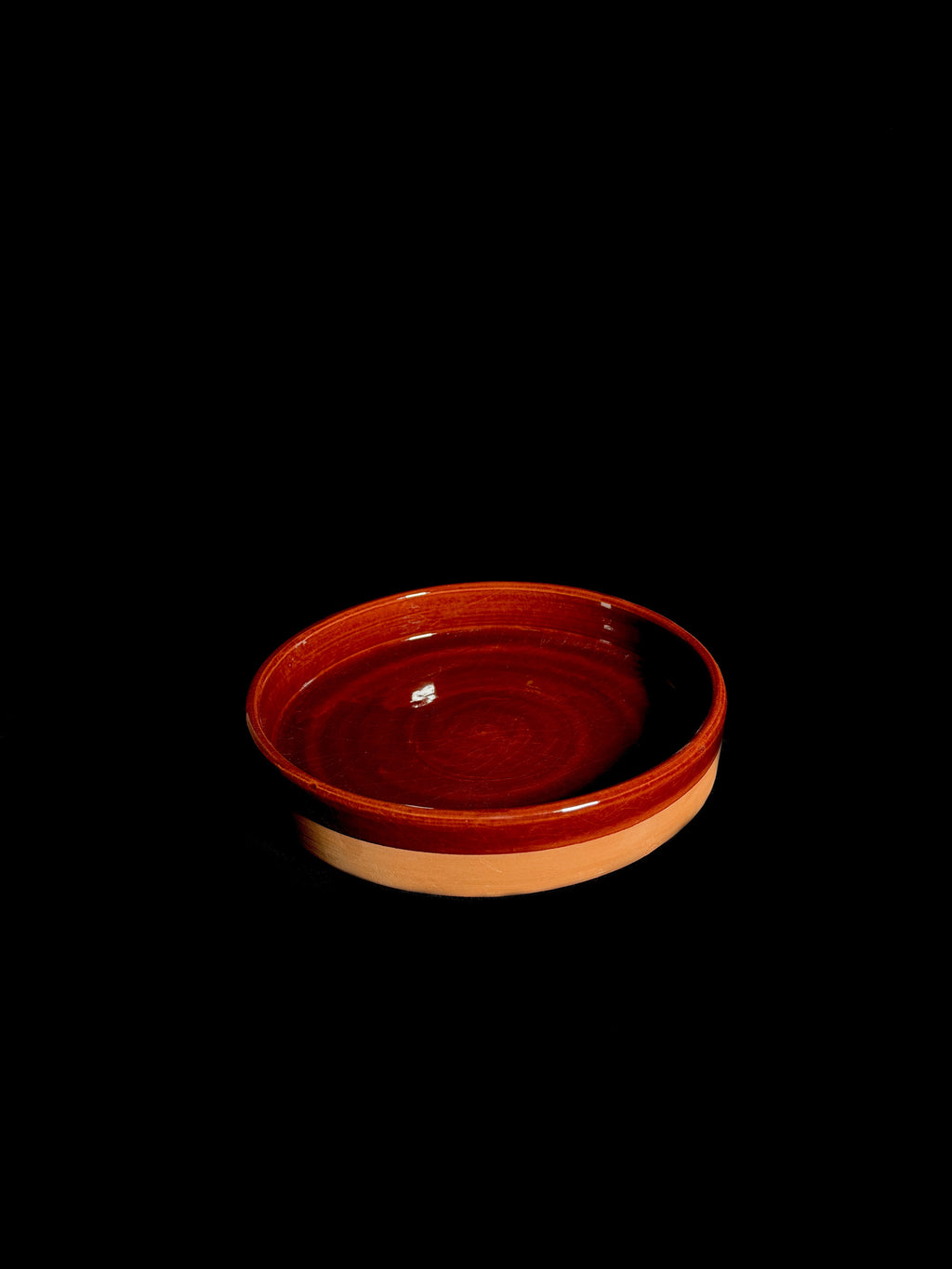 Set d’assiettes texturées – Marron caramel & argile brute