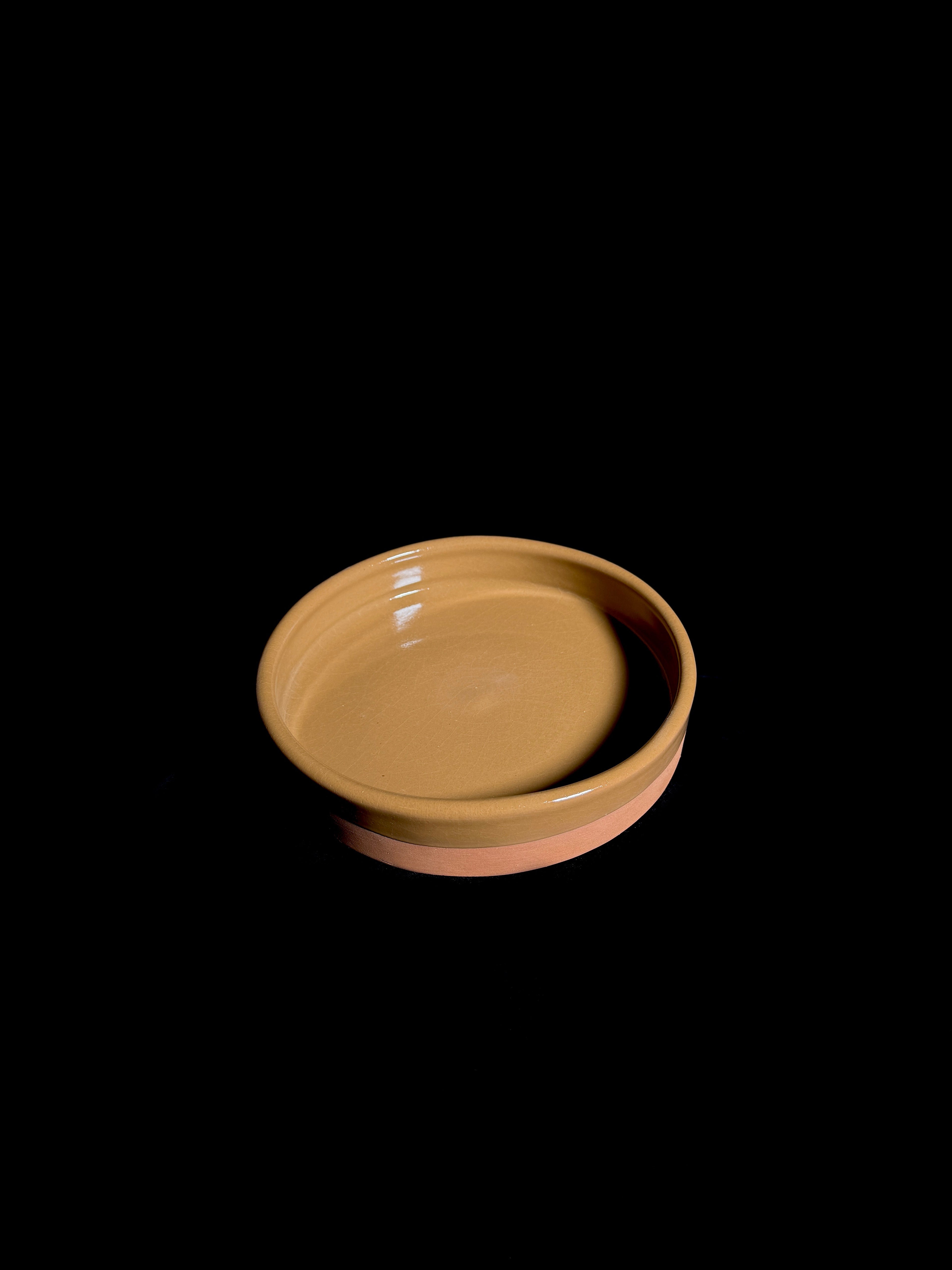 Set d’assiettes texturées – Beige ocre & argile brute