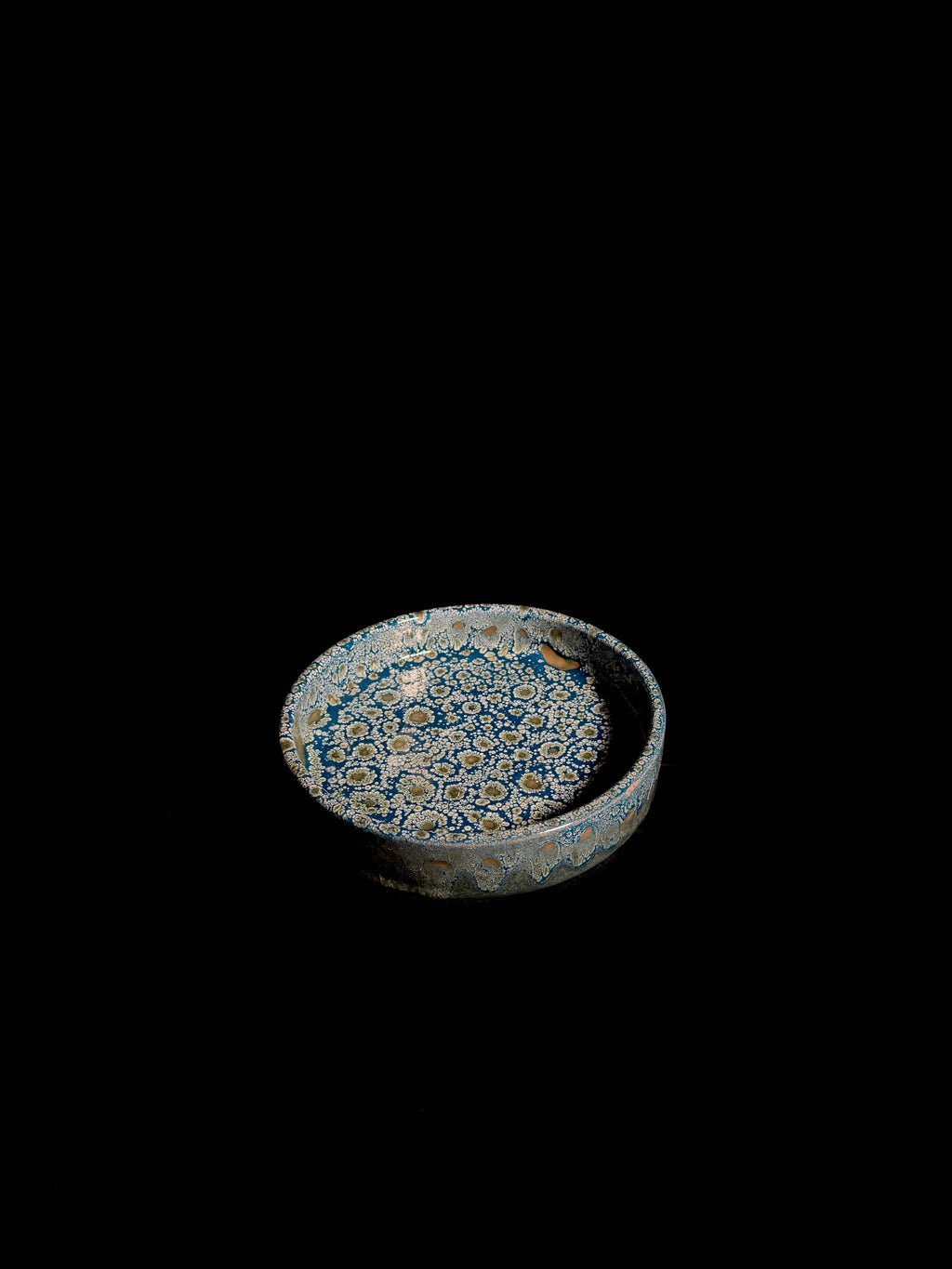 Set d’assiettes texturées – Émail bullé artisanal