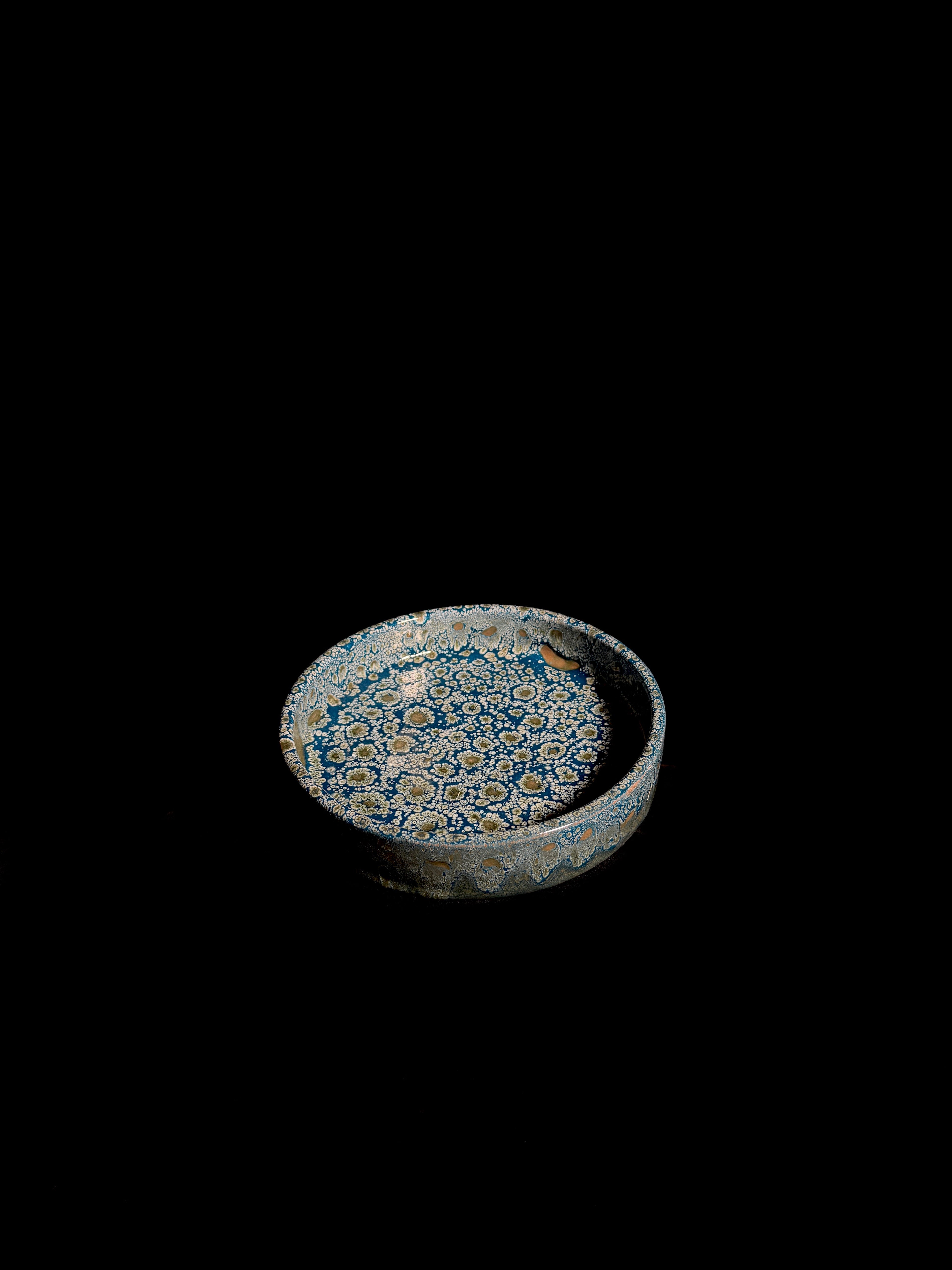 Set d’assiettes texturées – Émail bullé artisanal