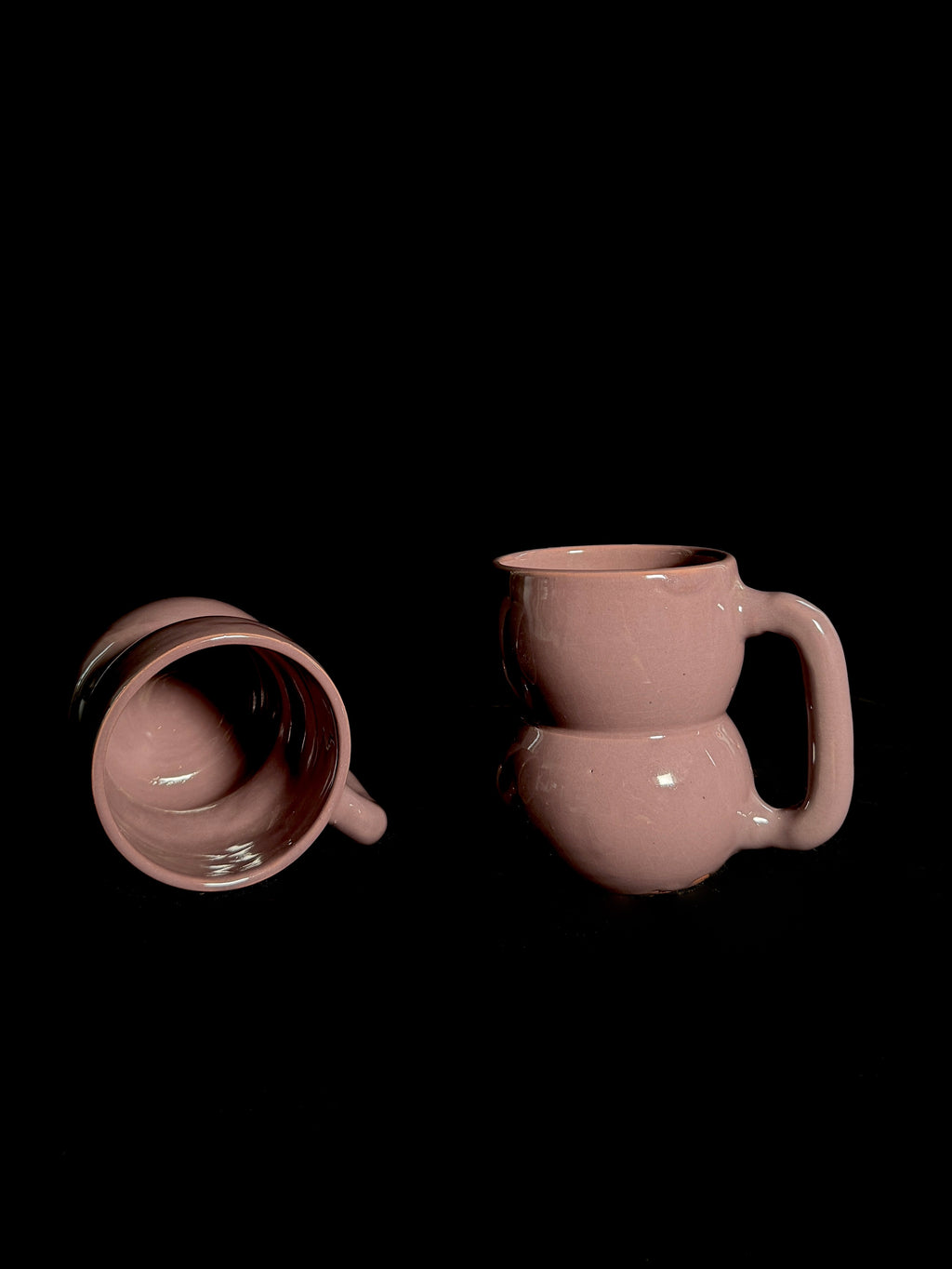 Duo de tasses – Rose terre